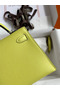 Hermes Kelly Mini II Sellier Handmade Bag In Jaune Bourgeon Chevre Mysore Leather Replica