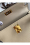 Hermes Kelly Mini II Sellier Handmade Bag In Trench Epsom Calfskin Replica