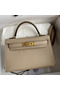 Hermes Kelly Mini II Sellier Handmade Bag In Trench Epsom Calfskin Replica