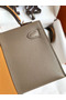 Hermes Kelly Mini II Sellier Tri-color Bag In Taupe/Sesame/Blue Nuit Epsom Calfskin Replica