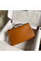 Hermes Kelly Pochette Handmade Bag In Gold Swift Calfskin Replica
