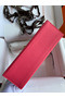 Hermes Kelly Pochette Handmade Bag In Rose Lipstick Epsom Calfskin Replica