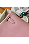 Hermes Kelly Retourne 25 Handmade Bag In Pink Swift Calfskin Replica