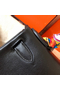 Hermes Kelly Retourne 28 Handmade Bag In Black Swift Calfskin Replica