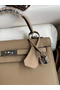 Hermes Kelly Sellier 25 Handmade Bag In Trench Epsom Calfskin Replica