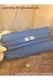 Hermes Kelly Wallet Epsom Leather H009 Light Blue Replica