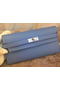 Hermes Kelly Wallet Epsom Leather H009 Light Blue Replica