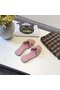 Hermes lady leather Slipper HO812HMJ pink Replica