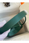 Hermes Lindy 26 Handmade Bag In Malachite Clemence Leather Replica