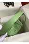 Hermes Lindy 26 Handmade Bag In Vert Cypres Swift Calfskin Replica