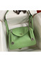 Hermes Lindy 26 Handmade Bag In Vert Cypres Swift Calfskin Replica