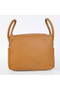 Hermes Lindy 30CM Havanne Handbags 1057 Camel Leather Silver Hardware Replica