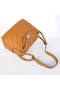 Hermes Lindy 30CM Havanne Handbags 1057 Camel Leather Silver Hardware Replica