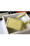 Hermes Lindy Mini Bag In Jaune Poussin Clemence Leather GHW Replica
