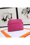 Hermes Medium Bolide Travel Case In Rose Red Cotton Replica