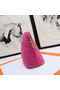 Hermes Medium Bolide Travel Case In Rose Red Cotton Replica