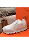 Hermes Men's Addict Sneakers In White Knit Replica