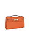 Hermes MINI Kelly 22cm Tote Bag Calfskin Leather Orange Replica