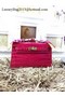 Hermes MINI Kelly 22cm Tote Bag Croco Leather KL22 Rose Replica