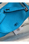 Hermes Mini Lindy Handmade Bag In Blue Frida Clemence Leather Replica