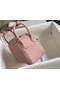 Hermes mini Lindy Original Togo Leather Bag OLD19 pink Replica