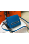 Hermes Mini Sac Roulis 18cm Bag In Blue Hydra Evercolor Calfskin Replica
