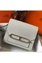 Hermes Mini Sac Roulis 18cm Bag In Pearl Grey Evercolor Calfskin Replica