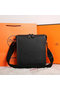Hermes Original Calf Leather Messenger Bag M86681 Black Replica