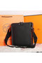 Hermes Original Calf Leather Messenger Bag M86681 Black Replica