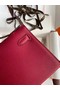 Hermes Original Epsom Leather KEL2278 purplish&gold-Tone Metal Replica
