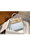 Hermes Original Epsom Leather KEL2578 light blue Replica