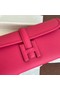 Hermes Original Espom Leather Clutch 37088 Purplish red Replica
