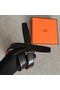 Hermes original togo 2 belt buckle & Reversible leather strap 32 mm H06454 red gold plated metal Replica