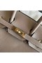 Hermes original Togo Leather HB25O light gray Replica