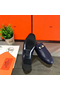 Hermes Oz Mules In Dark Blue Calfskin Replica