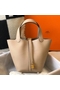 Hermes Picotin Lock 18 Bag In Trench Clemence Leather Replica