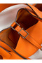 Hermes Picotin Lock 18 Handmade Bag in Orange Clemence Leather Replica