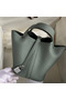 Hermes Picotin Lock 18 Handmade Bag in Vert Amande Clemence Leather Replica