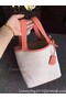 Hermes Picotin Lock 18cm Bag Canvas HPL8618T Light Pink Replica