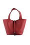 Hermes Picotin Lock MM Bags Clemence Leather H8616 Red Replica
