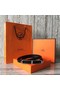 Hermes Roulis belt buckle & Reversible leather strap 13 mm H065539 black Replica