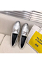 Hermes Royal Loafers In Silver Metallic Lambskin Replica