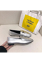 Hermes Royal Loafers In Silver Metallic Lambskin Replica