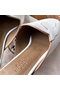 Hermes Tangeria Mules In White Calfskin Replica