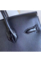 Hermes Touch Birkin 30 Bag In Black Shiny Niloticus Crocodile Skin Replica