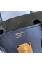 Hermes Touch Birkin 30 Bag In Black Shiny Niloticus Crocodile Skin Replica