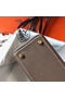 Hermes Kelly 20cm Bag In Taupe Clemence Leather GHW Replica