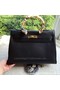 Hermes Kelly 32cm Shoulder Bag Black Calfskin Leather K32CL Gold Replica