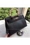 Hermes Kelly 32cm Shoulder Bag Black Calfskin Leather K32CL Gold Replica