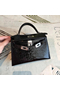 Hermes Kelly Mini II Handmade Bag In Black Alligator Crocodile Replica